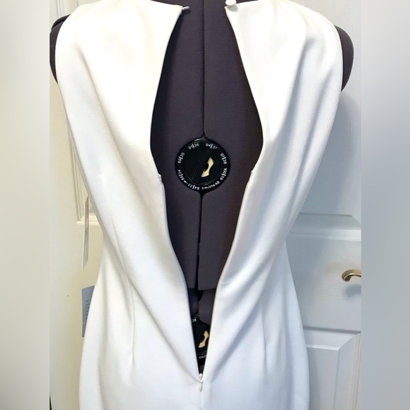 NWT Harper Rose Sequin Hem Embellished Sheath Dress White - Picture 13 of 16